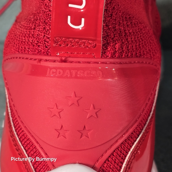 Under Armour Curry Flow 8, specifically in a red and white colorway - Picture 7 of 11